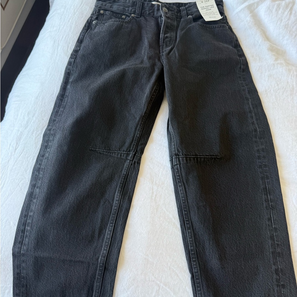 Black Women’s Madewell Barrel Jeans